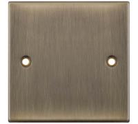Selectric DSL642 5M 1 Gang Blanking Plate - Antique Brass