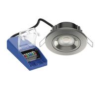 Selectric IP65 5W / 7W Dimmable LED CCT Duo Wattage Fire Rated Downlights - Fixed 2700k, 3000k, 4000k, 6000k Satin Chrome