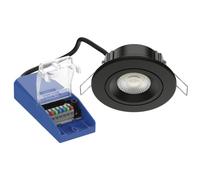 Selectric IP65 5W / 7W Dimmable LED CCT Duo Wattage Fire Rated Downlights - Fixed 2700k, 3000k, 4000k, 6000k Matt Black