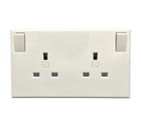Selectric Lgbulkcon 1 Gang To 2 Gang Converter Socket