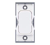 Selectric SGRID360-10 GRID360 20A Intermediate Switch Module - White Plastic, White Insert