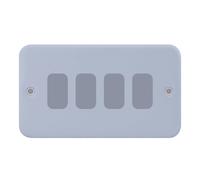 Selectric SGRID360-177 GRID360 Metal Clad 4 Aperture Modular Front Plate