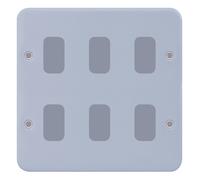 Selectric SGRID360-178 GRID360 Metal Clad 6 Aperture Modular Front Plate