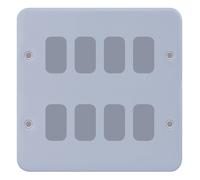 Selectric SGRID360-179 GRID360 Metal Clad 8 Aperture Modular Front Plate