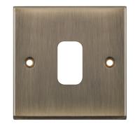 Selectric SGRID360-202 GRID360 7M-PRO 1 Aperture Modular Front Plate - Antique Brass