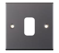 Selectric SGRID360-223 GRID360 5M 1 Aperture Modular Front Plate - Black Nickel