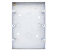 Selectric SGRID360-273 48mm Deep Flush Mount Galvanised Steel Pattress Box for Use with GRID360 12 Aperture Modular Front Plates