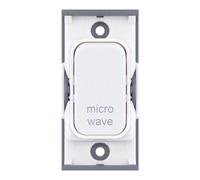 Selectric SGRID360-293 GRID360 20A DP Switch Module marked "micro wave" - White Plastic, White Insert