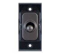Selectric SGRID360-316 GRID360 10A Intermediate Toggle Switch Module - Black Nickel, Black Insert