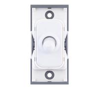 Selectric SGRID360-334 GRID360 10A Intermediate Toggle Switch Module - Matt White, White Insert
