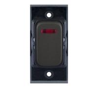 Selectric SGRID360-463 GRID360 20A DP Switch Module with Neon - Dark Bronze, Black Insert