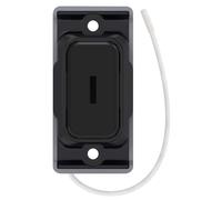 Selectric SGRID360-510 GRID360 Kinetic IP42 Push On/Off Emergency Key Switch Module - Matt Black, Black Insert