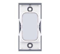 Selectric SGRID360-82 GRID360 Blanking Plate Module - Polished Chrome, White Insert