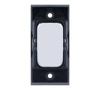 Selectric SGRID360-86 GRID360 10A 2 Way Switch Module - Polished Chrome, Black Insert