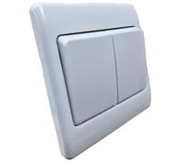 selectric SSL601 10 Amp Plate Switch - 2 Gang 2 Way - X-Rated - Wide Rocker