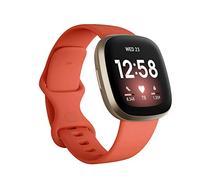 Seleek Replacement Bands Compatible with Fitbit Versa 3/Versa 4/Sense/Sense 2, Silicone, Adjustable, Classic Accessories, Fitness Bands for Women Men, Small and Large, Sunset Chevron Orange/Evening