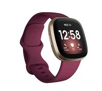 Seleek Replacement Bands Compatible with Fitbit Versa 3 / Versa 4 / Sense/Sense 2, Silicone Adjustable Classic Accessory Wristband Fitness Straps for Women Men （Small，Amaranth）