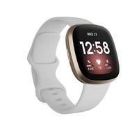Seleek Replacement Bands Compatible with Fitbit Versa 3 / Versa 4 / Sense/Sense 2, Silicone Adjustable Classic Accessory Wristband Fitness Straps for Women Men （Large，White