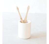 Selegna Drying Stone Toothbrush Holder, Diatomite Toothbrush Holders for Bathroom, Quick Drying Electric Toothbrush & Toothpaste Holder Cup, Diatomaceous Earth Bathroom Sink Organizer (Beige)