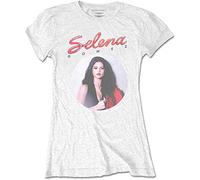 Selena Gomez - T-Shirt # S White Femmina # 80's Glam