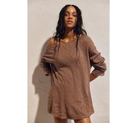 Selena Tunic by free-est at Free People in Brown Truffle, Size: XS - female