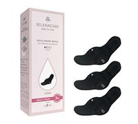 Selenacare Washable Pads (3 Multipack, Size 2) with Storage Bag - Antibacterial & Odour-Inhibiting, Reusable Bandage for Women, 100% Vegan
