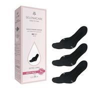 Selenacare Washable Pads (3 Multipack, Size 3) with Storage Bag - Antibacterial & Odour-Inhibiting, Reusable Bandage for Women, 100% Vegan
