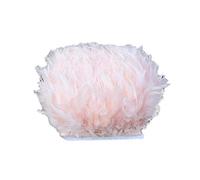 Selene 43 Colours 2 Meters Quality Natural Feather Trimming Fringe for Millinery Craft Dress Making (#29-Clover)