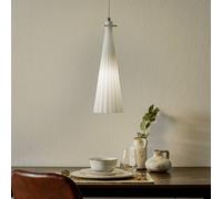 Selène Costa Rica pendant light made of glass, white