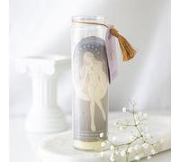 Selene Goddess Tube Candle With Amethyst Crystals