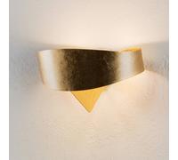 Selène Golden designer wall light Scudo