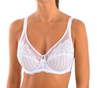 Selene Non-Padded Underwire Bra for Women, MARILUZ Model. Firm Support, Natural fit and Everyday Comfort. White