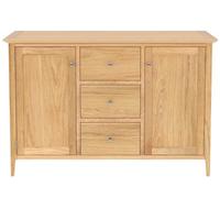 Selene Oak 120cm Small 2 Door Sideboard