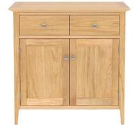 Selene Oak 75cm Compact 2 Door Sideboard