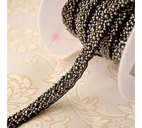 Selene Pearl Beaded Wedding Trim for Gowns, Bridal Sashes & Shoes - 2 Yards