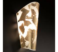 Selène Pleasant wall light Bloom white-gold leaf