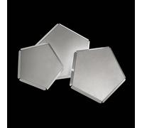 Selène Pleiadi LED wall light in silver, 3-bulb