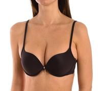 Selene Raquel Women's Underwired Bra with Double Push-Up Padded Cups Brown