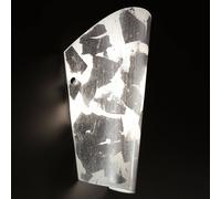 Selène Wall lamp Bloom white-leaf silver