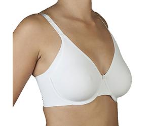 Selene Womens Basic bra with preformed cups EUGENIA woman - White polyamide - Size 34C
