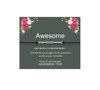 Seleneva Morse Code Bracelets for Women Girls,Silver Awesome Encouragement Adjustable Bracelet to Family Lover Sister Friend Colleague Christmas Birthday Present to Her or Him