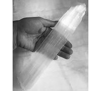 Selenite Crystal Stick by CuartoAstral 7-8.5" long 1-2" wide white healing stone strong protection power │ Selenite Crystal packaged ready for gift │ Selenite Stick charging plate for other crystals