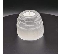 Selenite Tea Light Holder Mountain, Candle Holder, Crystal, Meditation, Energy, Healing Crystal, Home Decoration
