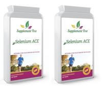 Selenium ACE 365 Tablets | One a Day Supplement with Vitamins A, C & E | Suitable for Vegans & Vegetarians | UK Manufactured GMP Guaranteed Quality (Pack of 2)