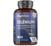 Selenium Tablets 200µg 365 Tablets WeightWorld UK