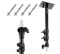 Selens 103m Camera Wall Ceiling Mount Boom Arm with 1/4" 3/8" Thread Screw Metal Plate Bracket Holder Stand for Photography Photo Video Studio Strobe Flash Light Ringlight Monolight