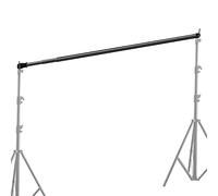 Selens 120-300 cm Background Stand Crossbar Adjustable Background Stand Backdrop Stand Black Background Bar for Light Stand C Stand Studio Portrait Video Party Wedding Photography
