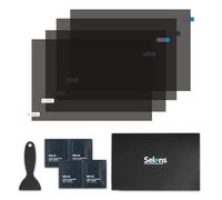 Selens 4Pcs Non-Stick Polarizing Filter 7.8x11.8inches Polarized Film for Physics Education, Experiments, Photography