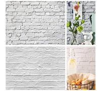 Selens 56x89cm 2 in 1 Food Photography Backdrop Background Brick Wall Texture Photo Studio for Flat Lay Product Props Jewelry Cosmetics YouTube Video Shooting Vlog, Double Sided Pattern