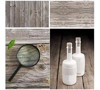 Selens 56x89cm 2 in 1 Food Photography Backdrop Background Grey Wood Texture Photo Studio for Flat Lay Product Props Jewelry Cosmetics YouTube Video Shooting Vlog, Double Sided Pattern